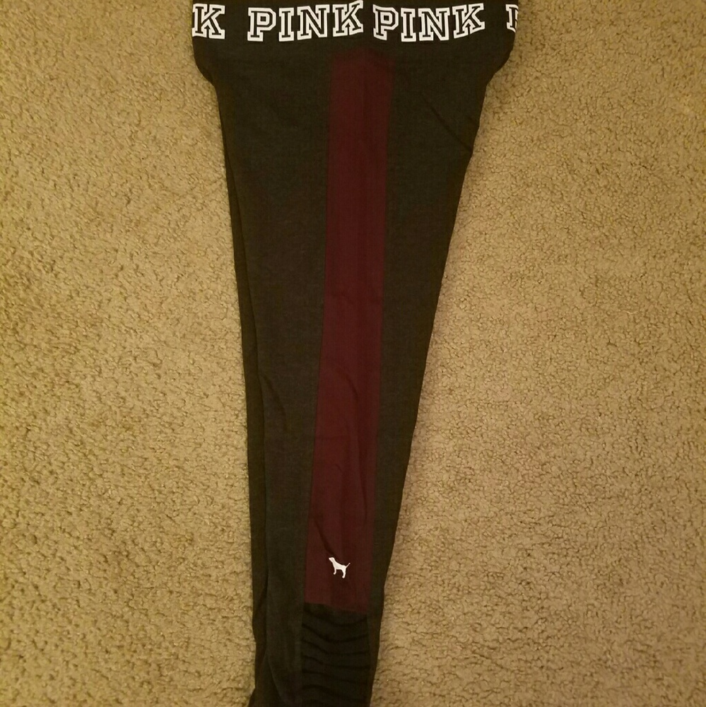 PINK STRAPPY LEGGINGS